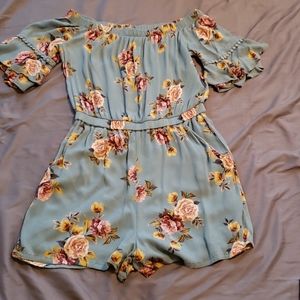 Large off the shoulder romper